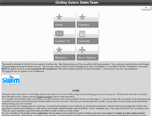 Tablet Screenshot of gogridleygators.com